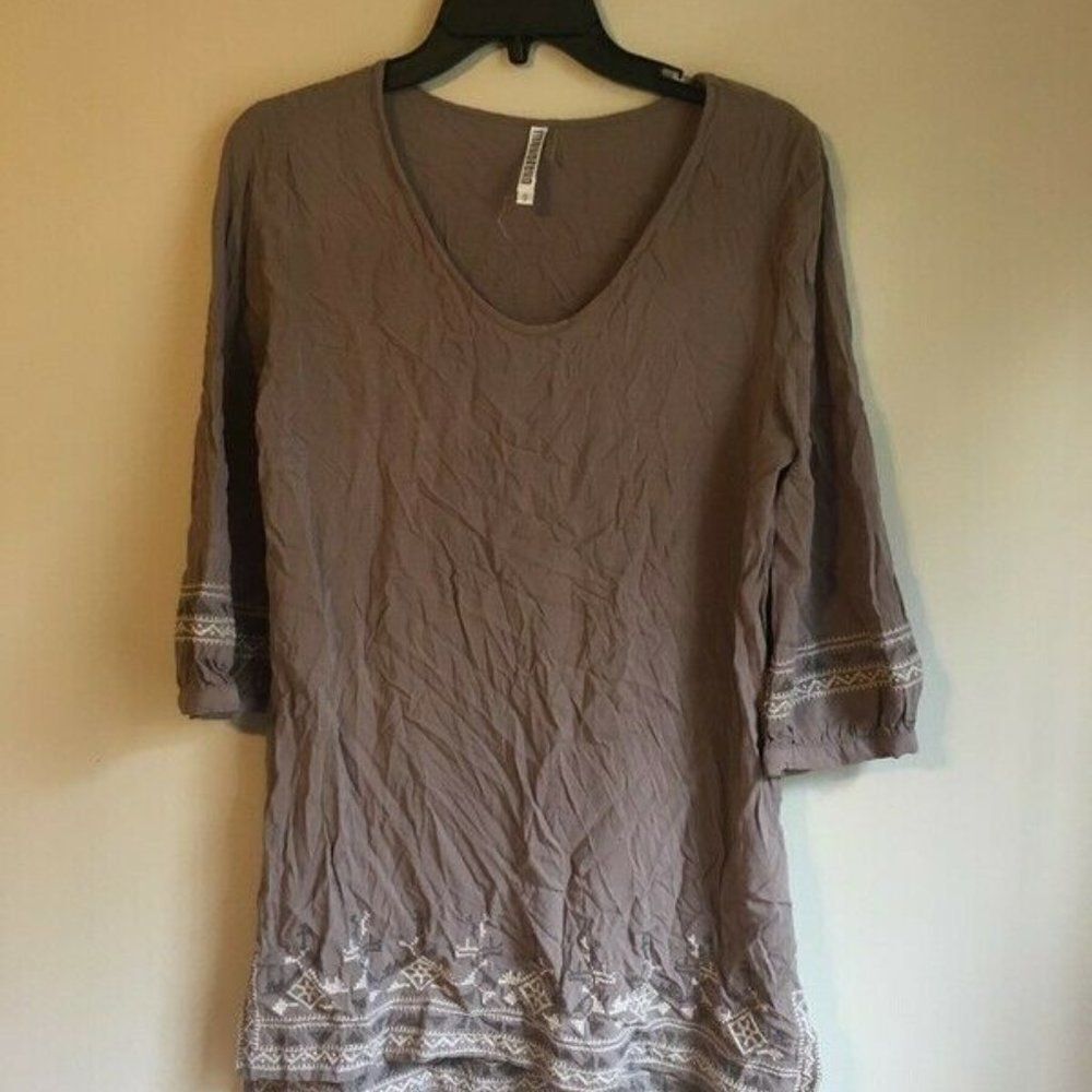 Monoreno small brown tunic dress‎